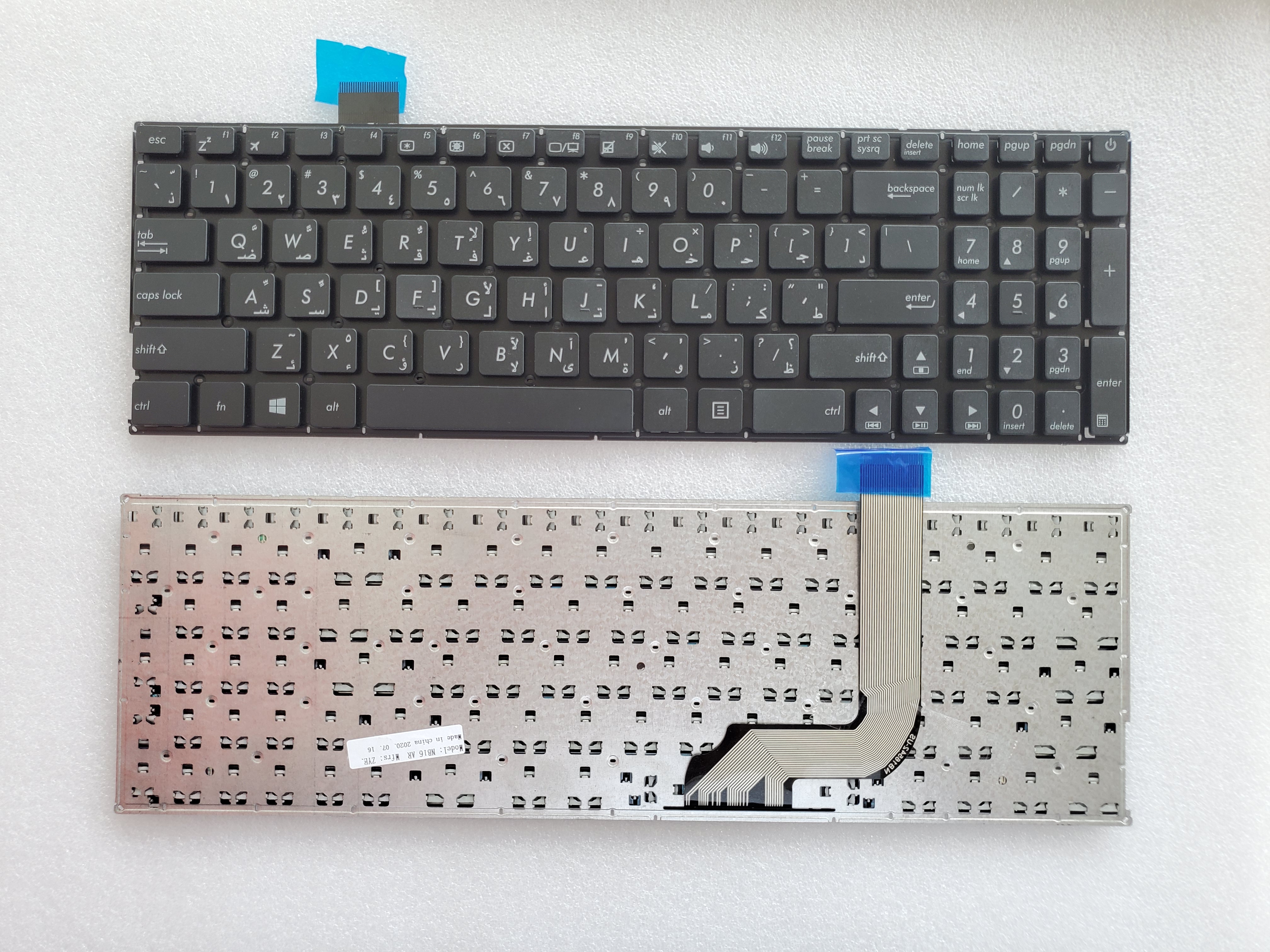 Picture of New Replacement Laptop Keyboard For ASUS X542 BLACK (OEM) AR Layout